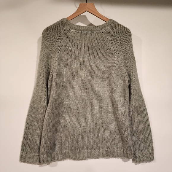 Wooden Ships Apres Cozy Crew Knit Mohair Wool Blend Pullover Sweater sz Sm/Md - Picture 3 of 8